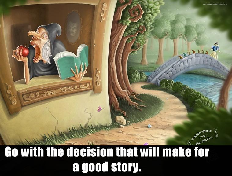 ads of the world snow white - es O M Resiste Ninguien O A Uma Boa Historia Go with the decision that will make for a good story.