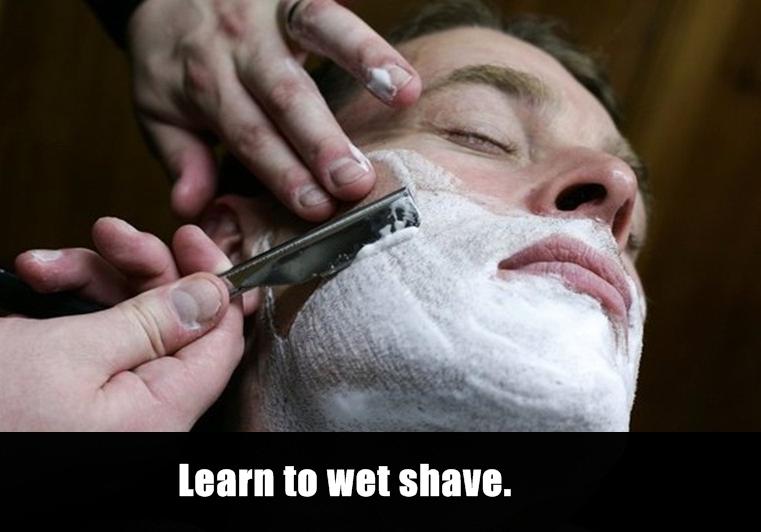 straight razor shave - Learn to wet shave.