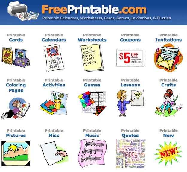 new - FreePrintable.com Printable Calendars, Worksheets, Cards, Games, Invitations, & Puzzles Printable Cards Printable Calendars Printable Worksheets Printable Coupons Printable Invitations Invitation 5x5 2255 5 $50FF 43x5 5 che more of Printable Colorin