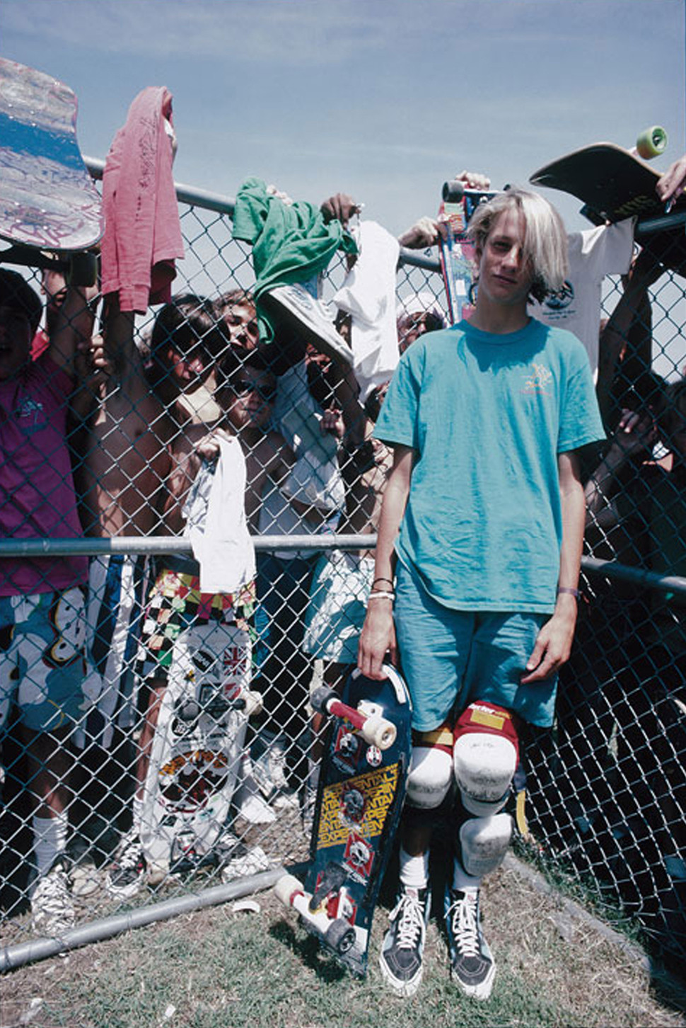 Tony Hawk at a local skate park in the 1980s