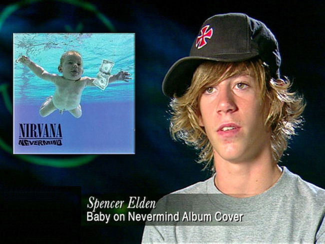 The baby on the cover of 'Nevermind' is now old enough to legally drink.