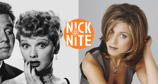 In the '90s, Nick  Nite showed vintage programs like I Love Lucy. Now it shows vintage programs like Friends.