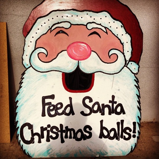Make sure Santa isn't hungry.