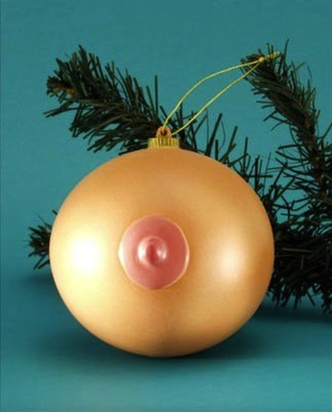 Adorn your tree from tip to trunk in beautiful holiday boobs.