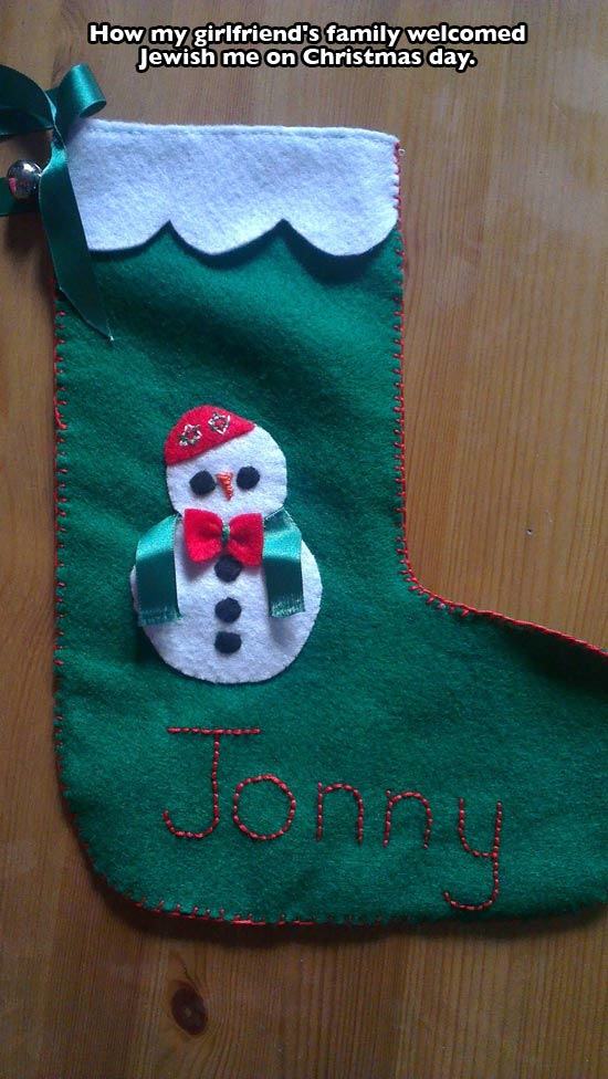 christmas stocking - How my girlfriend's family welcomed Jewish me on Christmas day. Vv