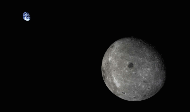 Earth and the Moon, in a Single Frame. China's Chang'e 5 test vehicle captured this rare glimpse of the Moon's far side in October, from just past the halfway point on its lunar-looping test flight.