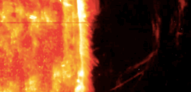 NASA Observes a Solar Explosion in Unprecedented Detail. In May, NASA's sun-observing IRIS spacecraft got its first close-up look at a colossal coronal mass ejection erupting from the sun, and boy howdy was it beautiful.