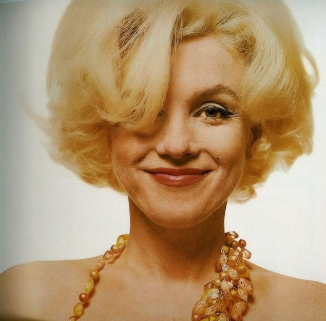 A Marilyn Monroe photo for Vogue in 1962. This was her last photoshoot before her death.