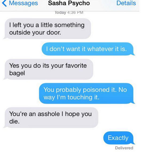 weird stalker messages -