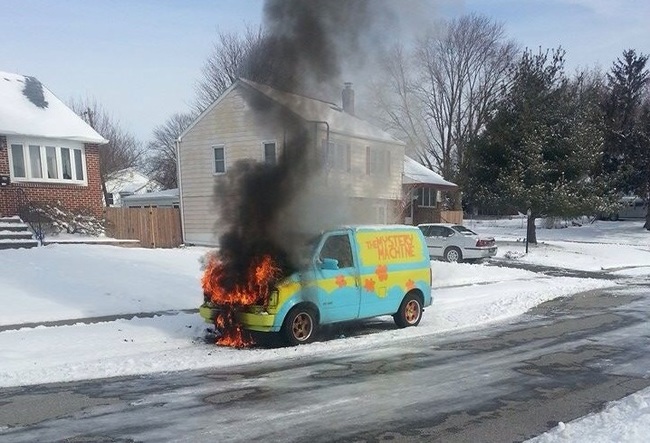 The gang's ghoul-hunting career came to an abrupt end after Shaggy and Scooby blazed too hard