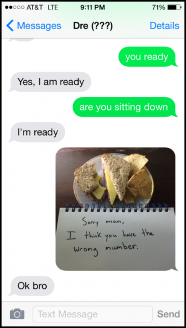 Guy Tricks A Horny Texter With The Wrong Number