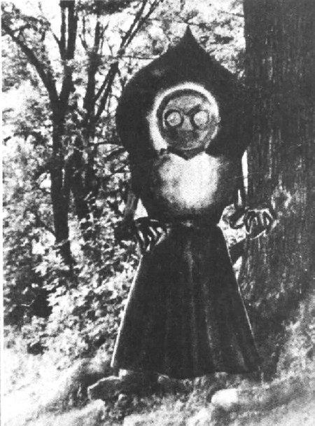 The FlatWoods Monster - Three boys witnessed something crashing down to Earth, they tracked it and found a creature surrounded by a cloud of mist and “emitting a shrill hissing noise.” The boys, who breathed the mist, experienced “vomiting and convulsions” for several weeks.