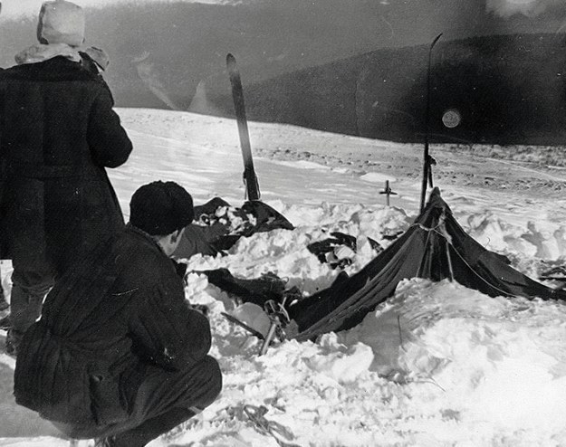 Dyatlov Pass Incident - In 1959, nine hikers disappeared in Dyatlov Pass, Russia. Their camp was discovered with tents ripped open and their bodies found barefoot, bearing “no signs of struggle.” Theories on what happened range from “paranormal activity to secret weapons test” really though, it’s a total mystery.