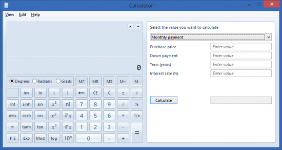 Calculate your mortgage payment, fuel economy, vehicle lease payment, and more. Open your Calculator and select View.