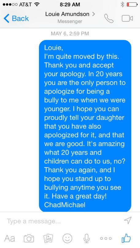 aunt and niece lesbian - .00 At&T  Messenger May 6, Louie, I'm quite moved by this. Thank you and accept your apology. In 20 years you are the only person to apologize for being a bully to me when we were younger. I hope you can proudly tell your daughter