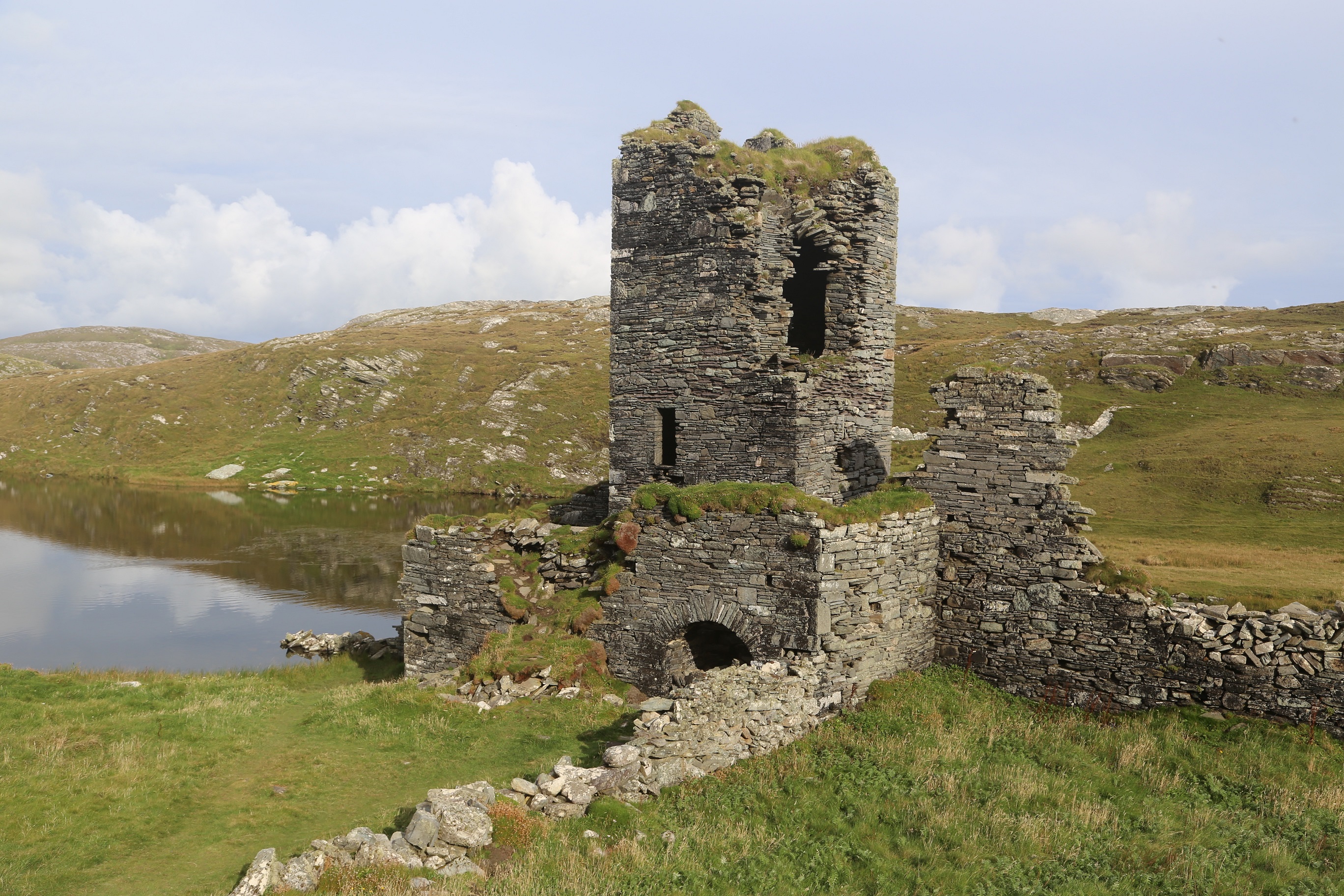 castle on the coast of ireland