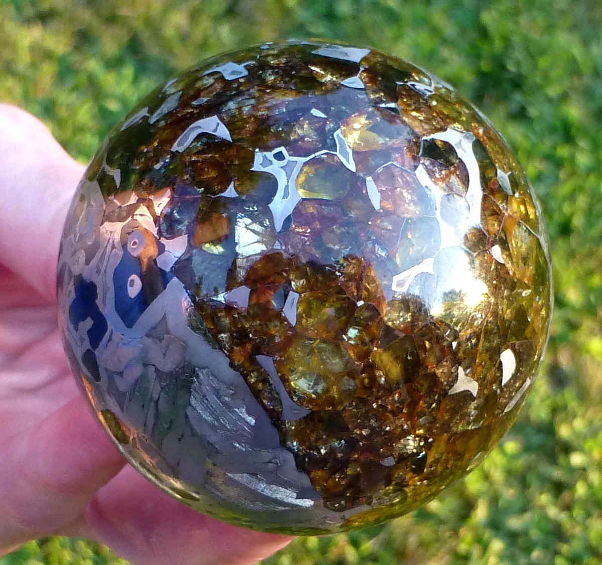 polished meteorite