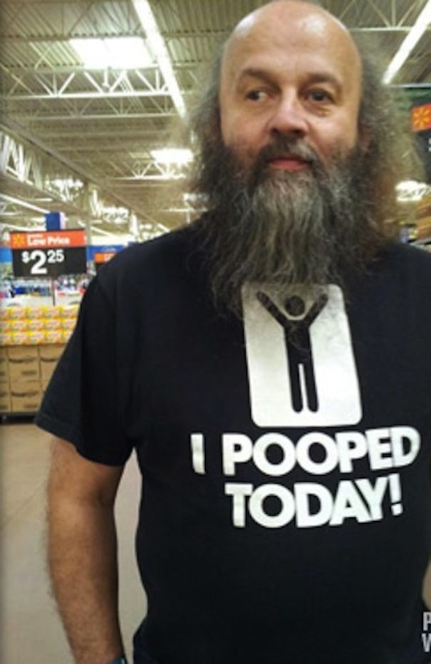 inappropriate shirts on old people - $225 I Pooped Today!