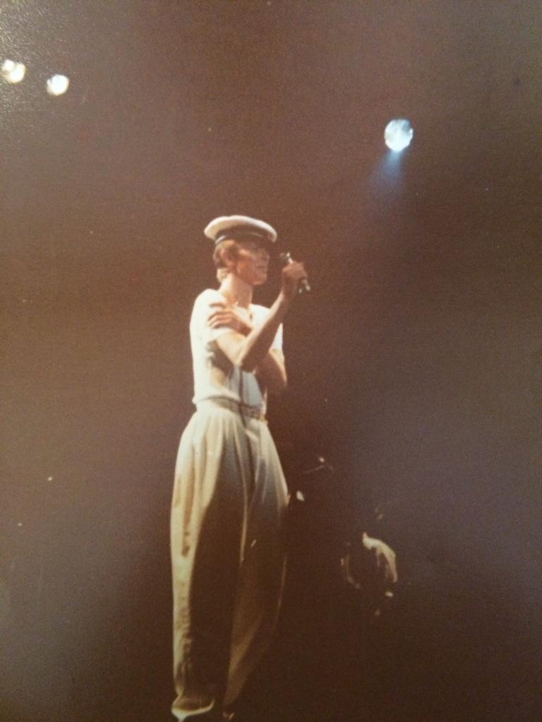 Bowie in Nashville, around '79. Taken by someone who snuck in disposable camera.