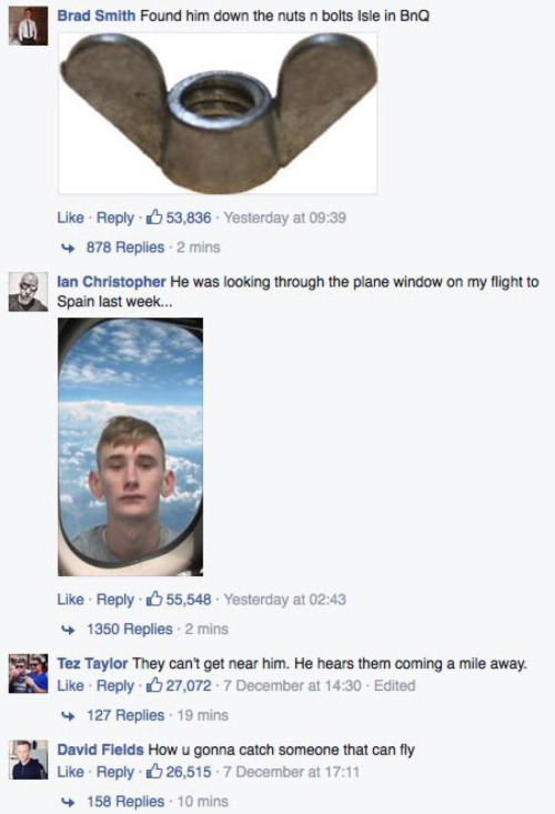 Wanted Person In Facebook Post Gets Roasted By The Internet