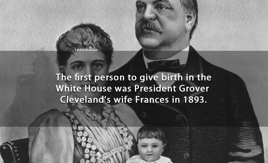 grover cleveland family - The first person to give birth in the White House was President Grover Cleveland's wife Frances in 1893.