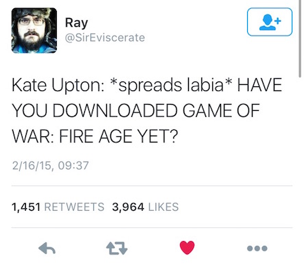 memes - hello fellow kids hillary clinton - Ray Kate Upton spreads labia Have You Downloaded Game Of War Fire Age Yet? 21615, 1,451 3,964