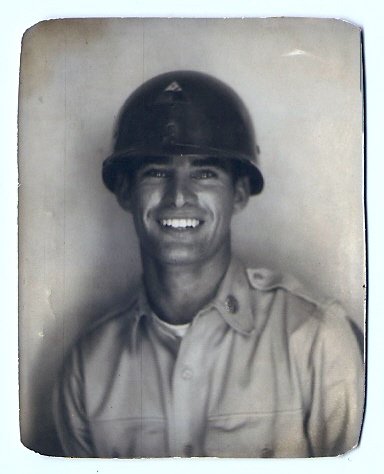 A soldier in 1950 before deploying to Korea.