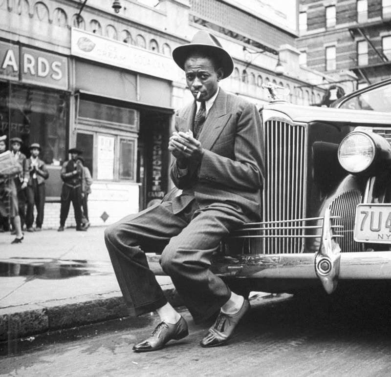 Baseball player Satchel Paige, Harlem, 1941.