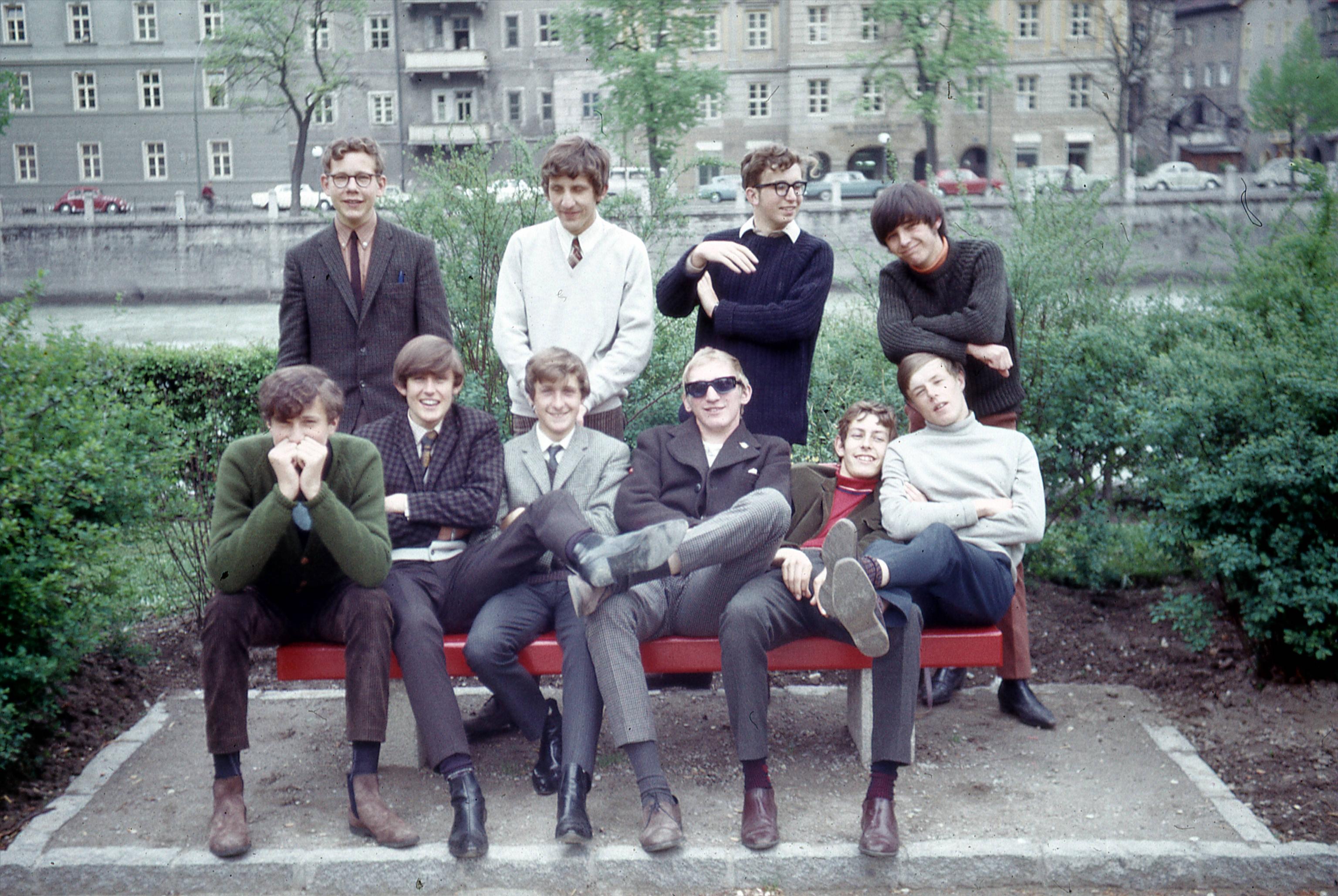 Some friends on a school trip to Innsbruck, Austria in 1967