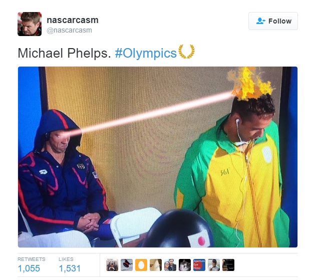 meme michael phelps - nascarcasm Michael Phelps. 1,055 1,055 1,531 8076DODI