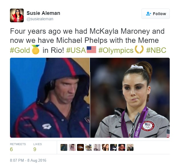 michael phelps game face meme - Susie Aleman Four years ago we had McKayla Maroney and now we have Michael Phelps with the Meme in Rio! London 2012 69