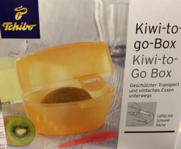 The Kiwi-to-Go Box, because how else would you transport a kiwi? Carry it?