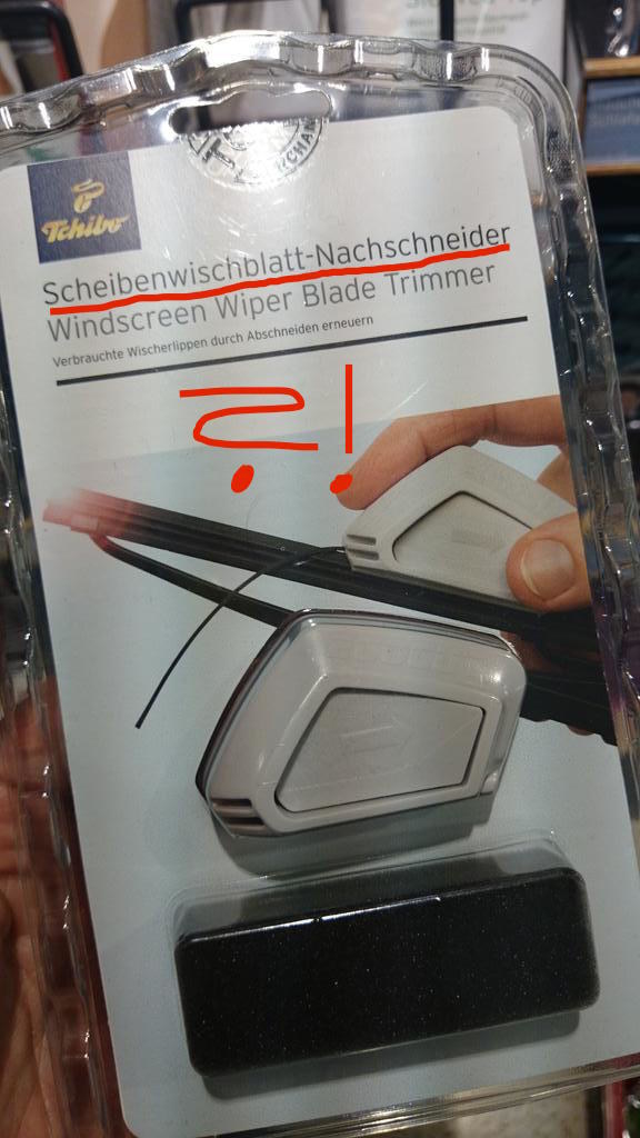 Or this Windshield Wiper Blade Trimmer, because apparently that’s a thing?