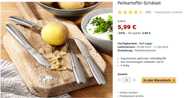 A Potato Trident, to hold your potato while you’re peeling it.