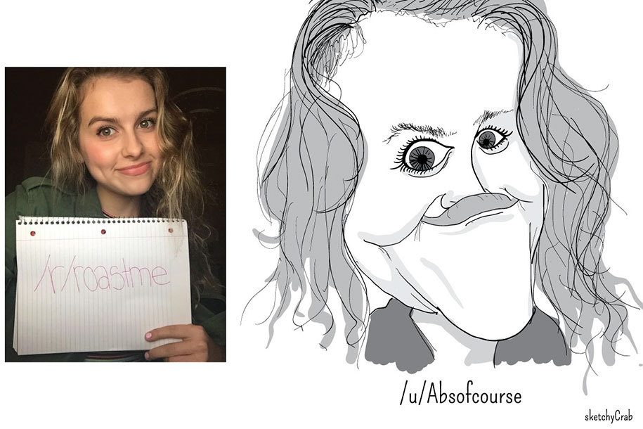 roast me drawings