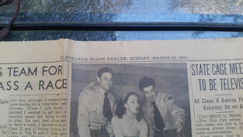 The paper is dated March 25, 1951. This must be near the time the box was hidden.