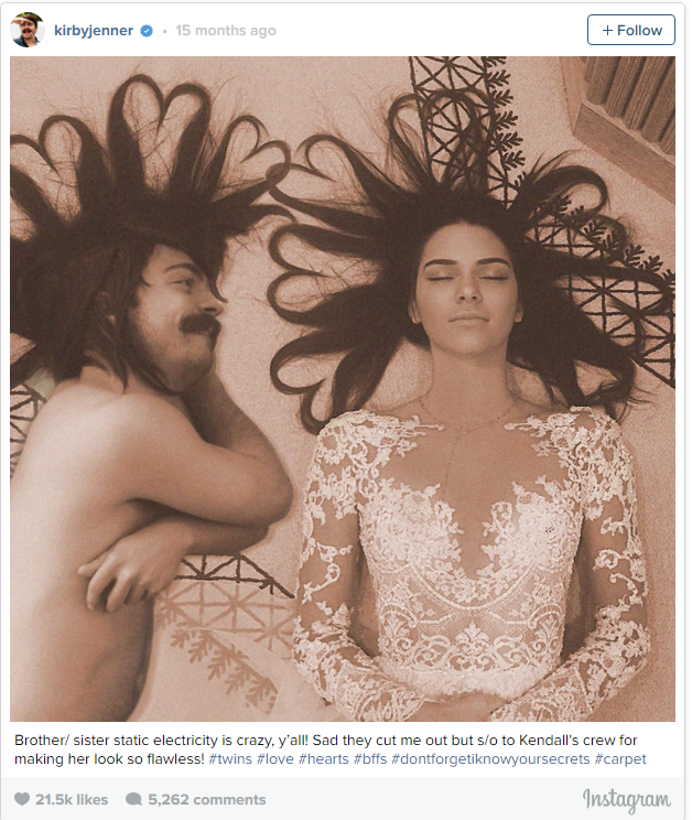 Guy Hilariously Photoshops Himself into Kendall Jenner's Instagram