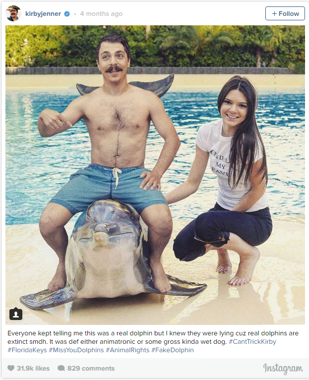 Guy Hilariously Photoshops Himself into Kendall Jenner's Instagram