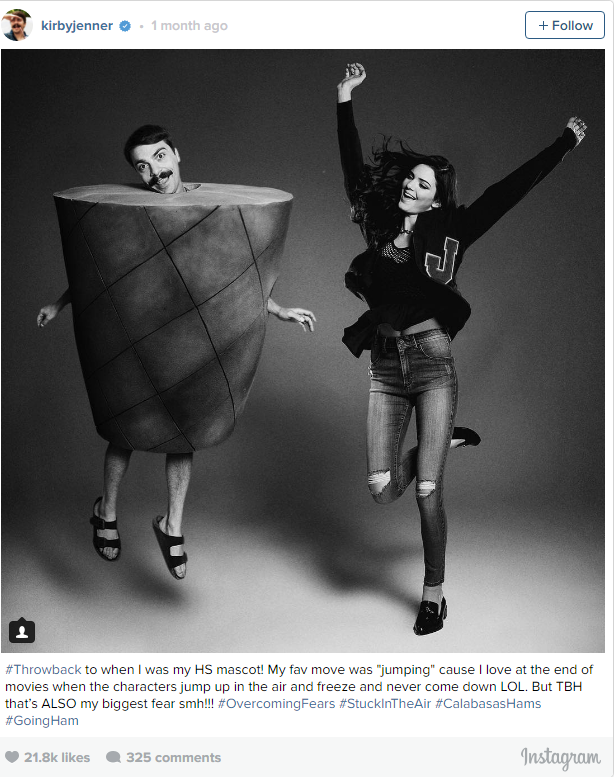 Guy Hilariously Photoshops Himself into Kendall Jenner's Instagram