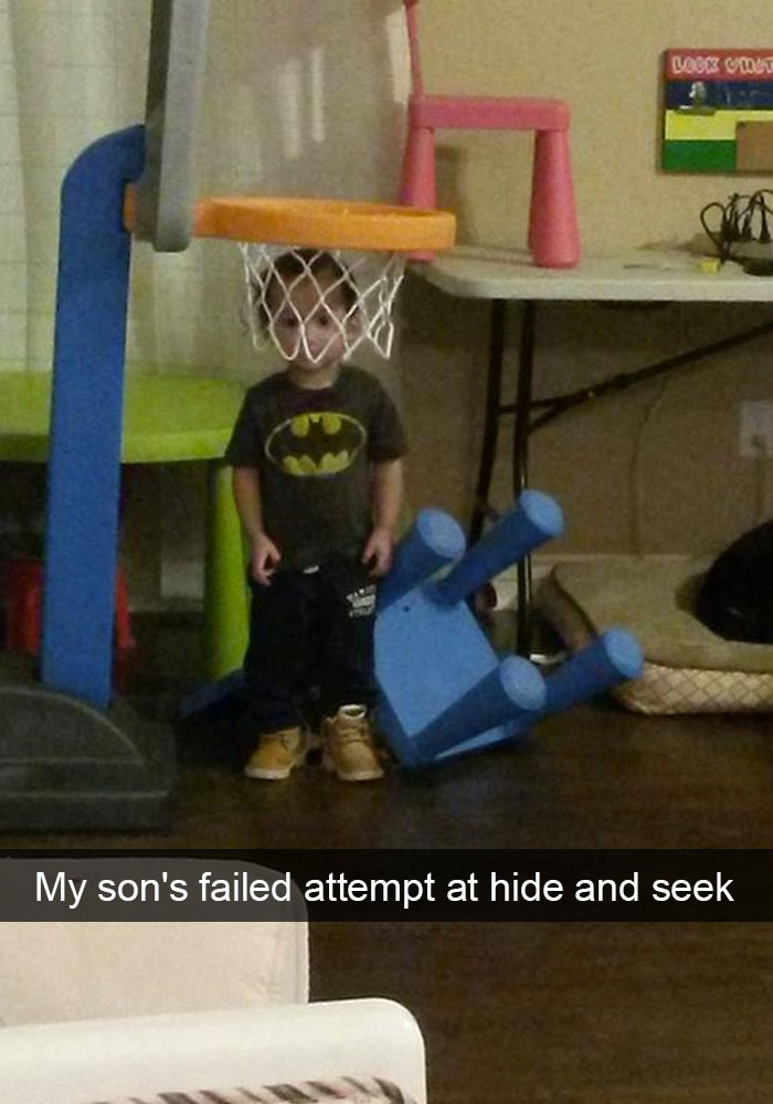 kids snapchat hilarious snapchats - Look med My son's failed attempt at hide and seek