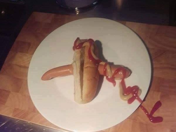 cursed hot dog