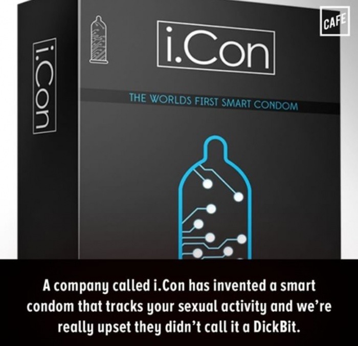meme stream - condom company - As | iCon. i.Con The Worlds First Smart Condom A company called i.Con has invented a smart condom that tracks your sexual activity and we're dn't call it a DickBit.