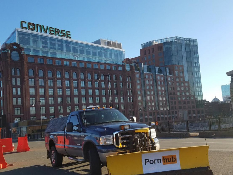 Pornhub's Marketing Is Genius, Will Plow Snow In Boston For Free