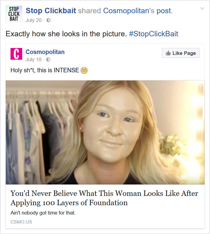 18 Times When Stop Clickbait Has Saved the Day