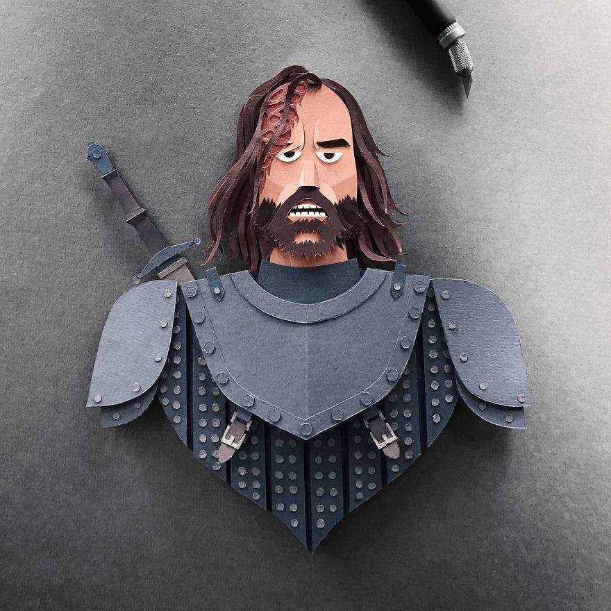 Artist Creates Awesome Game Of Thrones Characters By Hand