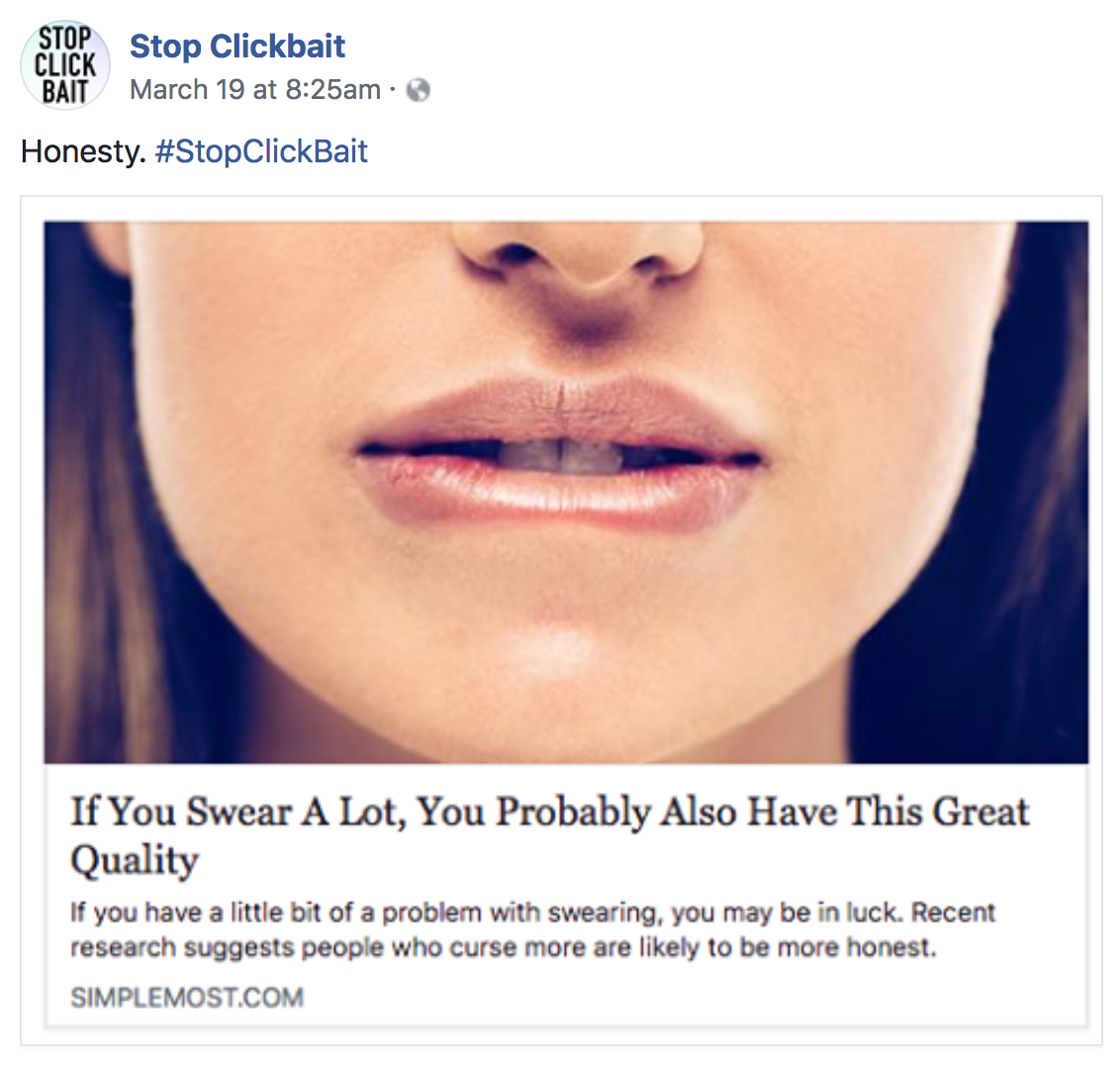 18 Times When 'Stop Clickbait' Saved the Day