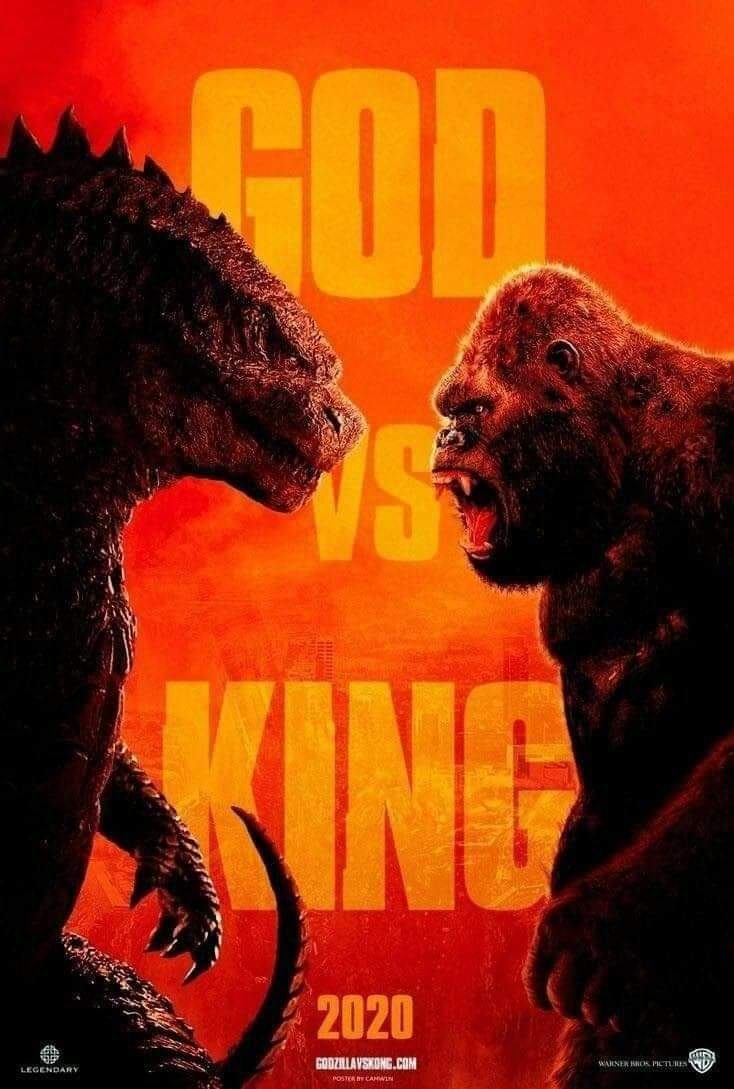 anticipated movies 2021 - godzilla vs kong poster