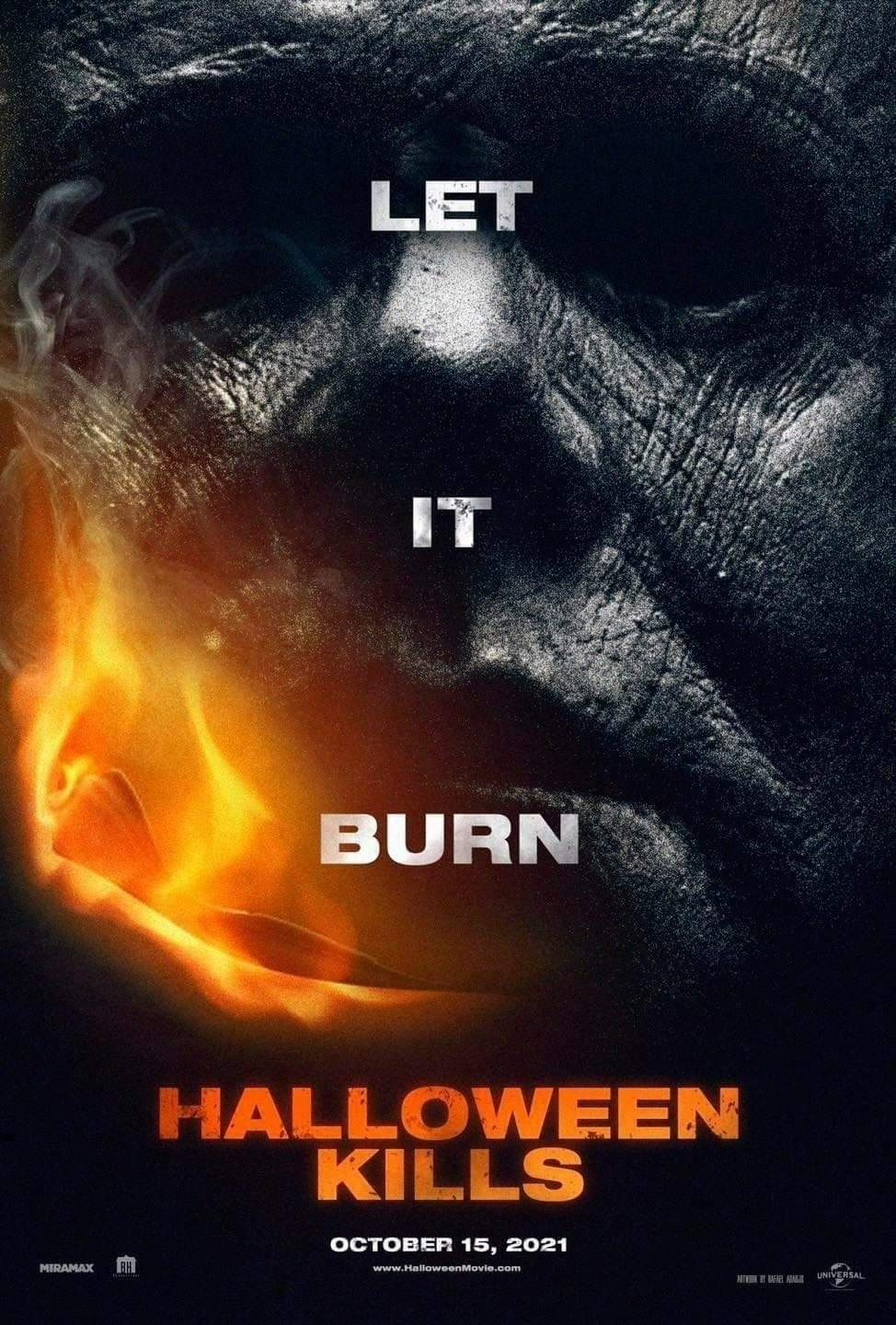 anticipated movies 2021 - halloween kills october 15 2021 - Let Burn Halloween Kills Miramax Bh Movie.com Wene Mali Universal