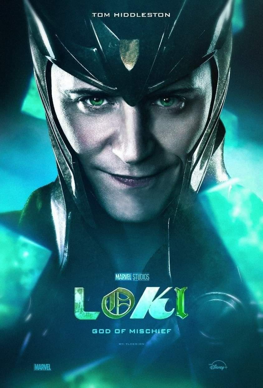 anticipated movies 2021 - tom hiddleston loki poster - Tom Hiddleston Marvel Studios Loki God Of Mischief By Tldeejen Marvel Disney