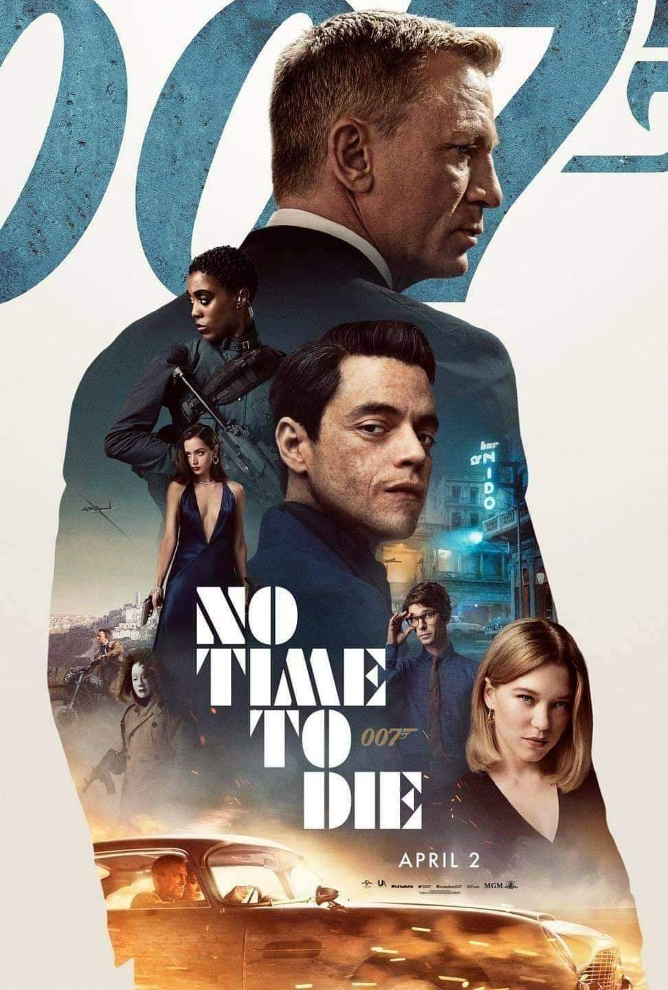 anticipated movies 2021 - no time to die film poster - On 00T No Time TO007 Die 0077 April 2 mm Mgm